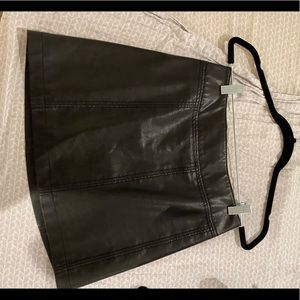 Free People Leather Skirt